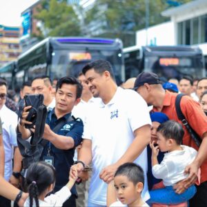 Bobby Nasution Luncurkan 60 Unit Bus Listrik BRT, Kota Medan Semakin Maju Dengan Transportasi Massal.