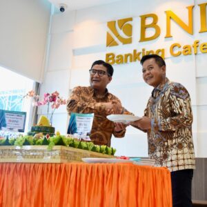 Rektor Prof Muryanto Amin Resmikan Kantor Cabang Pembantu BNI Kampus USU.