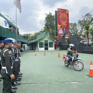 Denpom I/5 Medan Gelar Sosialisasi Safety Riding dan Safety Driving Crash.